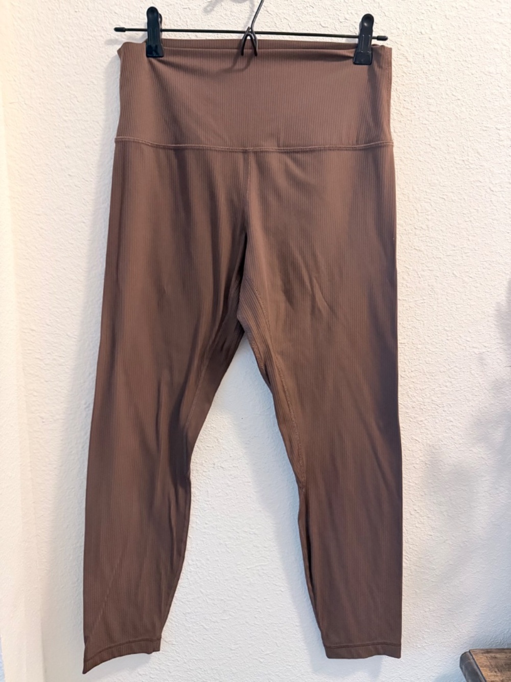 Lululemon Align Ribbed High-Rise Pant 25" Java Size 10 - Picture 7 of 8